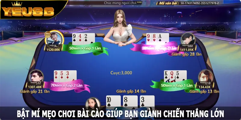 Bật mí mẹo chơi bài cào giúp bạn giành chiến thắng lớn