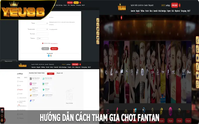 Hướng dẫn cách tham gia chơi Fantan tại Yeu88