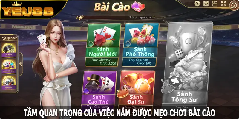 Tầm quan trọng của việc nắm được mẹo chơi bài cào