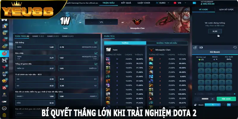 Bí quyết thắng lớn khi trải nghiệm Dota 2