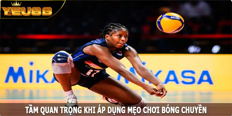 Tầm quan trọng khi áp dụng mẹo chơi bóng chuyền