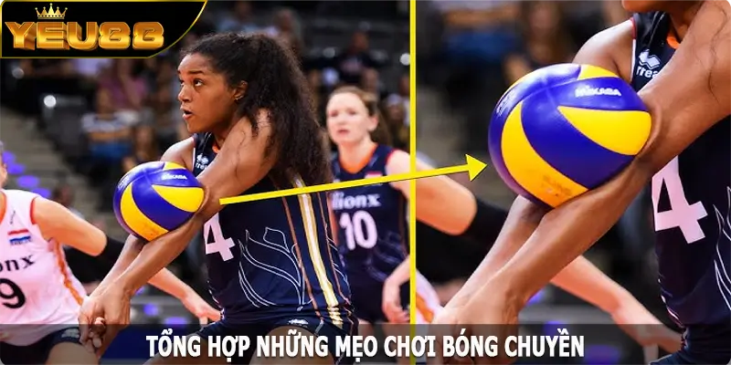 Tổng hợp những mẹo chơi bóng chuyền nên áp dụng